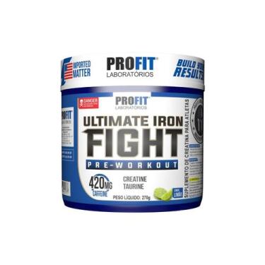 Imagem de Pré-Treino Ultimate Iron Fight 270Gr Profit Labs Sabor Limão