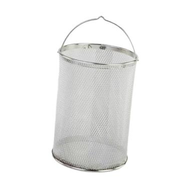 Imagem de Generic Cesta de fritar profunda, escorredor de arame, prático, utensílio de cozinha, escorredor de alimentos, aço inoxidável, para bolinhos, macarrão, 20cm