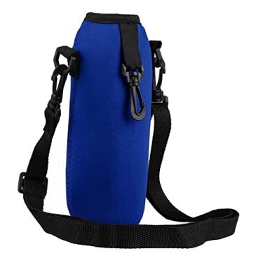 Imagem de Colaxi Porta-garrafa de água, Porta-frascos Ajustável Mão, Azul