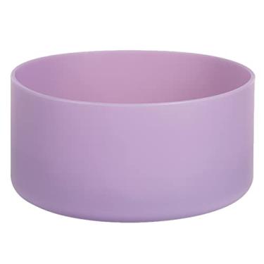 Imagem de Bota para garrafa de água Hydro Flask de 940 a 1,18 ml/copo Stanley, botas inferiores para garrafas de água esportivas Hydroflask, capa inferior de silicone (lilás, serve para garrafas Hydroflask 32