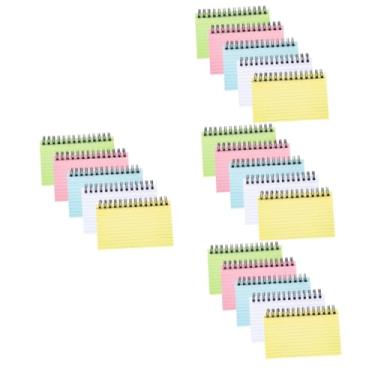 Imagem de TEHAUX 20 Unidades caderno de bobina bloco de anotações pequenos blocos de notas material escolar lista de tarefas bloco de notas rasgue o bloco de notas engrossar memorando bolso pequeno