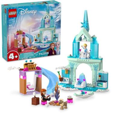 Imagem de Lego Disney Princess Castelo Congelado Da Elsa 43238 163Pcs