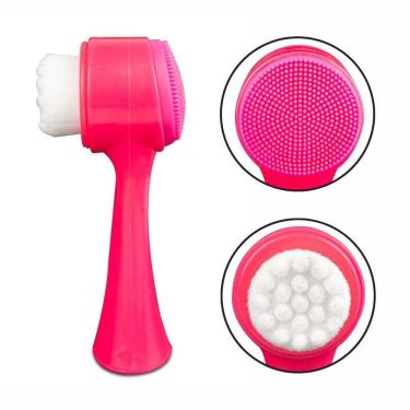 Imagem de Escova De Limpeza Facial 2 Em 1 Skin Care Rosto Esfoliação