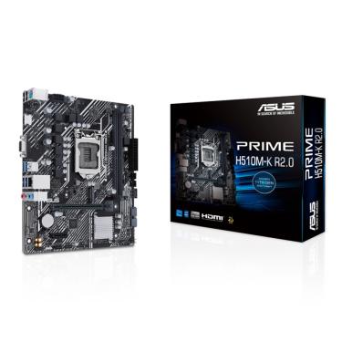 Imagem de Placa Mãe Asus Prime para Intel lga 1200 H510M-K R2.0 2xDDR4 mATX