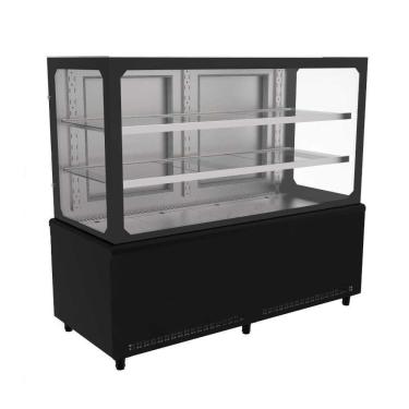 Imagem de Balcão Vitrine Refrigerada 1,50 Metros Prime Preta PBV15 220V - Venâncio