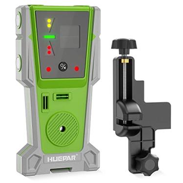 Imagem de Huepar Detector Laser LR-8RG-NTUS, Verde e Vermelho, ±1/17 Polegadas, até 200 Pés, Ímã de Dupla Face, LED de Dois Lados, Som de 90 dB, Nível de Laser, Compatível com Huepar e Pro Line