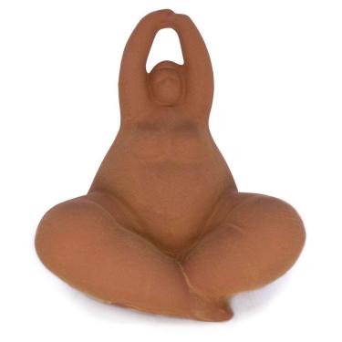 Imagem de Enfeite Decorativo Yoga Terra em Cerâmica para Sala 16,8 cm F04 - D`Rossi