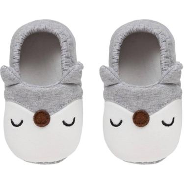 Imagem de Pantufa Para Bebê Buba Raposa Cinza 