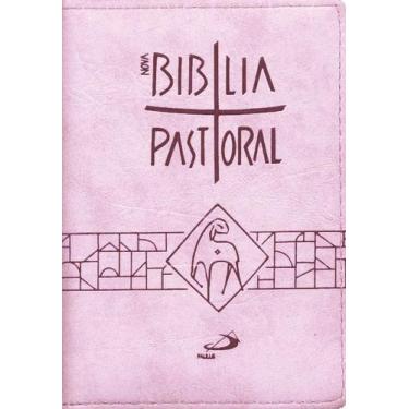 Imagem de Livro Nova Bíblia Sagrada Pastoral Bolso Capa Zíper Rosa - Príncipe Da