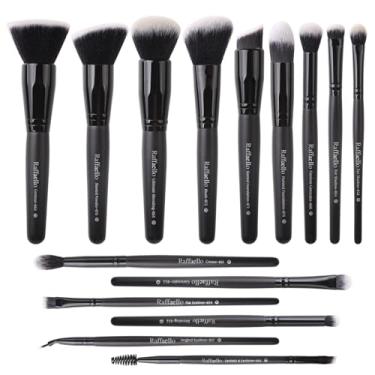Imagem de Zoreya Makeup Brushes Set 15Pcs Professional Synthetic Premium Travel Makeup Brush Cruelty Free Bristles foundation powder Blush Cosmetic Brushes gift idea