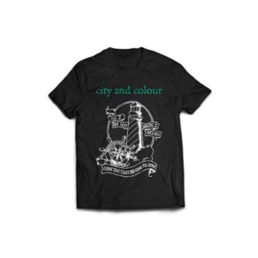 Imagem de Ultrav Store, Camiseta Feminina City And Colour Dallas Green Folk Cor:Preta;Tamanho:M