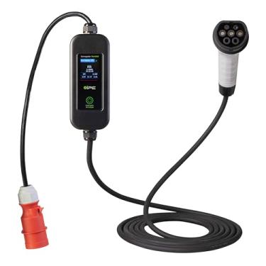 Imagem de Carregador Carro Elétrico Portátil 11 Kw 380v - C/Tela Lcd