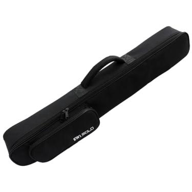 Imagem de Dynwave Capa de saxofone soprano para clarinete, bolsa de transporte à prova d'água, alça de ombro, zíper reto, capa de saxofone soprano para palco ao ar, preto