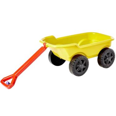 Imagem de Carrinho De Praia Trolley Amarelo