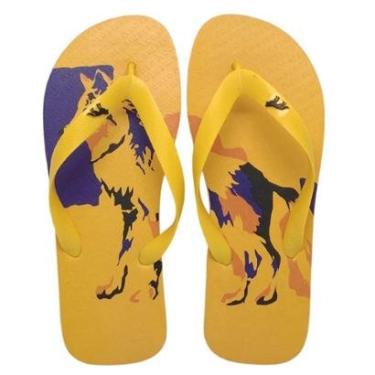 Imagem de Chinelo Acostamento Masculino Casual Estampa Lobo-Masculino