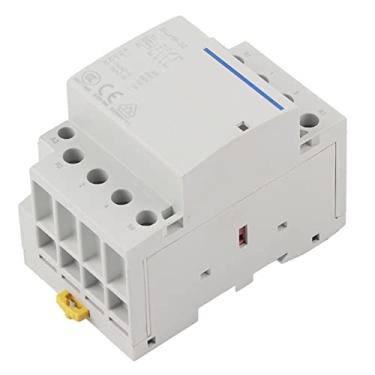 Imagem de Contator CA Doméstico 4P 32A para Montagem Em Trilho DIN Com Bobina 2NO 2NC 24V Adequado para Eletrodomésticos e Sistemas Elétricos Compatível Com Modelos de Contator 4P 25A