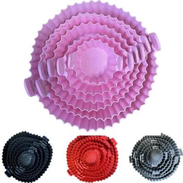 Imagem de Forma Silicone Air Fryer 6pç Forro Antiaderente Reutilizável - Cook Ho