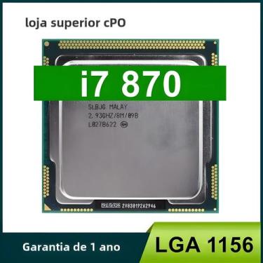 Imagem de Processador Intel Core i7 870 2.93GHz - Quad-Core 8M L3 - LGA 1156 - U