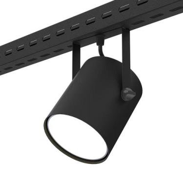 Imagem de Spot para Eletrocalha Cannon Par30 E27 Taschibra, Preto