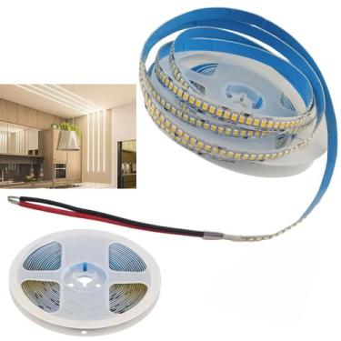 Imagem de Fita Led 240 Leds 16W 6500k 5 Metros Branco Frio Decoraçao Gesso Sanca