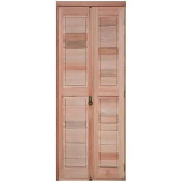 Imagem de Porta de Madeira Camarão 213x84cm com Marco Batente 14cm Ewk P39 Rondo