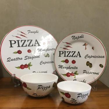 Imagem de Bowl Em Cerâmica Pizza Luiz Salvador - Un, 500 ml