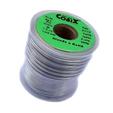 Imagem de Estanho para Solda Prata Cobix - Liga 96 x 4 - Diâmetro 1,5 mm - 500 g