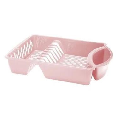 Imagem de Escorredor de Louças Plus Rosa 53,5x36,5x12cm 259 Paramount