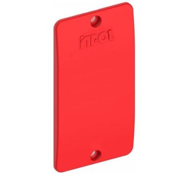 Imagem de Tampa Condulete PVC Vermelha 3/4 Cega Inpol, VERMELHO