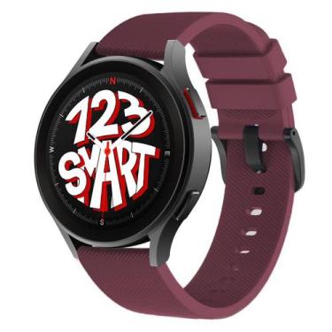 Imagem de Pulseira Silicone Fecho Preto para Samsung Galaxy Watch 5 Watch5 Pro W