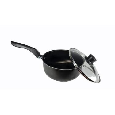 Imagem de Conjunto De Panelas 8 Peças Teflon Tampas De Vidro - NewLar