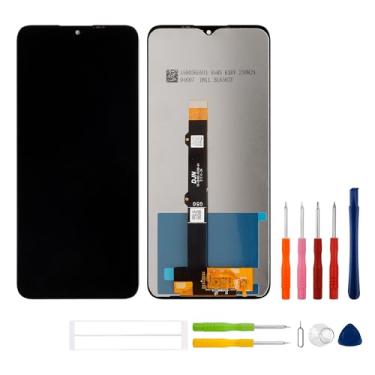 Imagem de SWARK Novo visor LCD para Moto G50 4G XT2137-1, XT2137-2 Substituição do conjunto de digitalizador de tela sensível ao toque com kit de ferramentas de reparo atualizado - preto