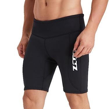 Imagem de ZCCO Shorts de neoprene masculino feminino de 2 mm para natação, surfe, snorkel, mergulho, barco, mergulho (masculino 2GG)