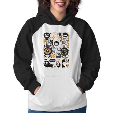 Imagem de Moletom Feminino We all have monsters within - Foca na Moda, Branco, P