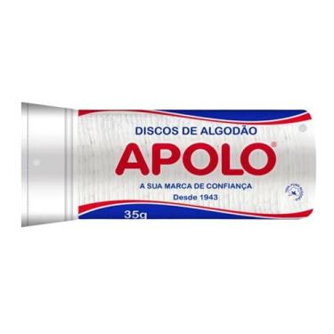 Imagem de Algodao Disco Apolo 35g Limpeza Facial Maquiagem Manicure Pedicure