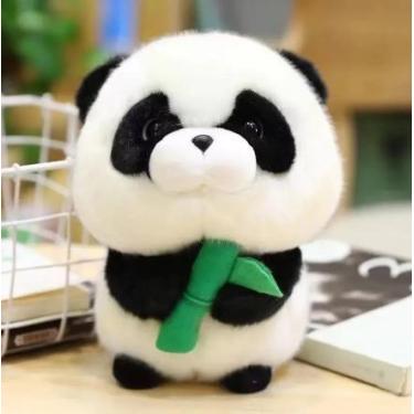 Imagem de Ursinho Panda baby Pelúcia Adotados Ursinho Família Panda Fofo Surpres