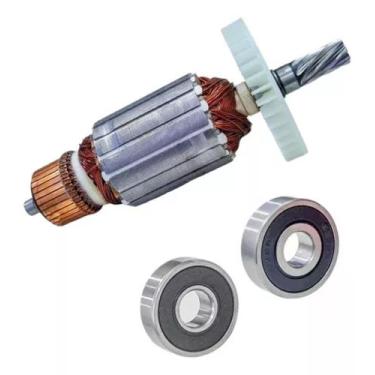 Imagem de Induzido + Rolamento P/ Policorte Makita Mlc-140/mt-140 220v - Bolte