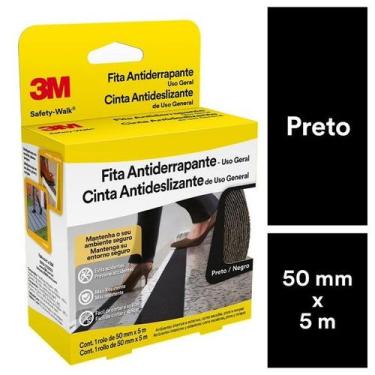 Imagem de Fita Antiderrapante Safety WALK Preto 50MM X 5M - 3M