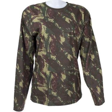 Imagem de Camiseta camuflada manga longa - BellaPesca, TAM. EXG