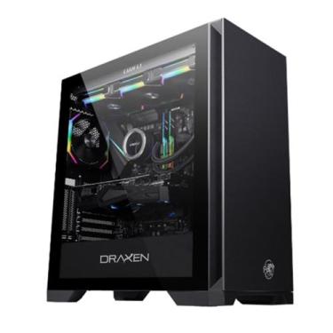 Imagem de Gabinete Gamer Khamsa Vidro Temperado ARGB Preto Draxen(DRN43K-BK)