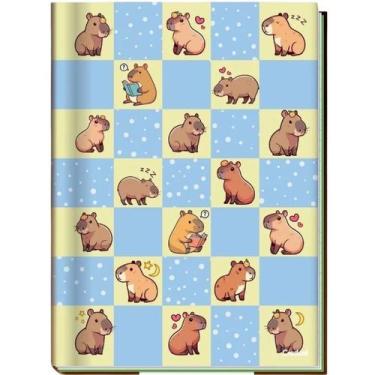 Imagem de Caderno Escolar Capa Dura 1/4 Brochura 80 Folhas Capivara Credeal