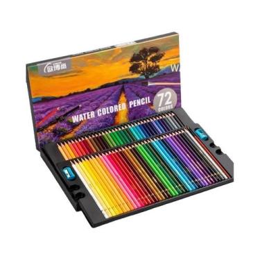 Imagem de Conjunto de Lápis de Cor Profissional - 48/72/120/150/200 Cores Aquare