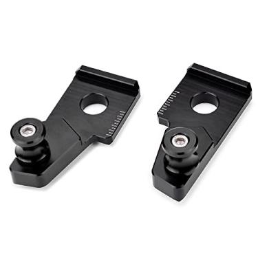 Imagem de HRuizq Kit de ajustador de eixo de corrente, bobinas de suporte para Honda CBR500R CB500X CB500F '19-'23 (preto)