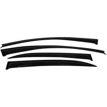 Imagem de Viseiras de janela de fita para Toyota Camry 2002-2006, defletores de vento de janela automáticos laterais, ventshade, protetores de chuva para carros/caminhões