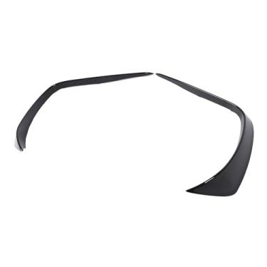 Imagem de 1 par de Spoiler Dianteiro do Carro, Luz de Neblina, Guarnição para 2021 + Decoração de Ventilação Lateral Preta Brilhante, Aerodinâmica Aprimorada e Design Esportivo