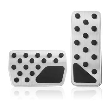 Imagem de MAIMOCCY Pedal de freio a gás acelerador sem perfuração compatível com Grand Cherokee 2011-2021 para Durango 2011-2024 Acessórios de capa de pedal de freio a gás combustível