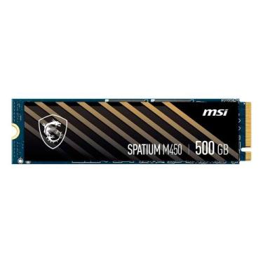 Imagem de SSD M.2 MSI Spatium 500GB NVMe - M450, preto