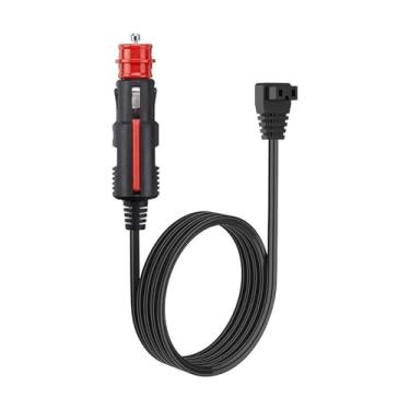 Imagem de 2m/3m/4m Fit Compatible Car Refrigerator Warmer Extension Power Cable 12A Car Fridge Cigarette Cable Cooler Chaging Replacement Line (Color : 2m)