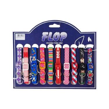 Imagem de Coleira para Cães kit com 10 un Petshop Atacado - FLOP