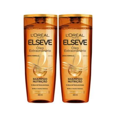 Imagem de Kit 2 Shampoo Elseve Óleo Extraordinário Nutrição com 400ml